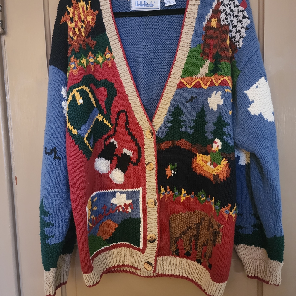 Bell Baerlin Women's Multicolor Cardigan Sweater